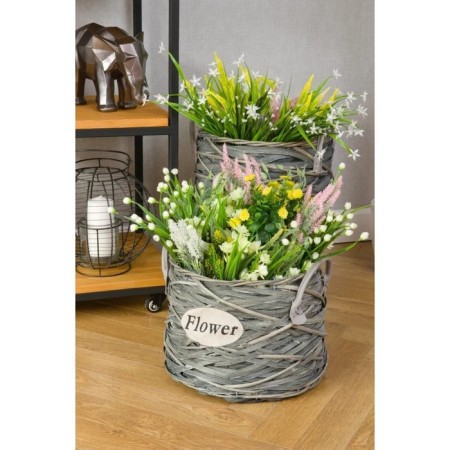Decorative bouquet "Zephyrantes", height 39 cm, white color-1