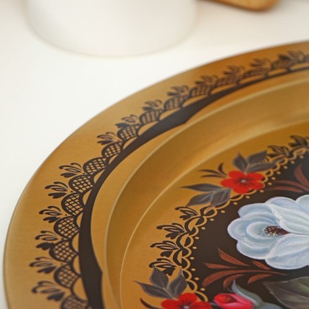 Mix tray, d = 38 cm, color and pattern mix-2