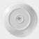 Porcelain plate Magistro line, d = 20.5 cm, white color