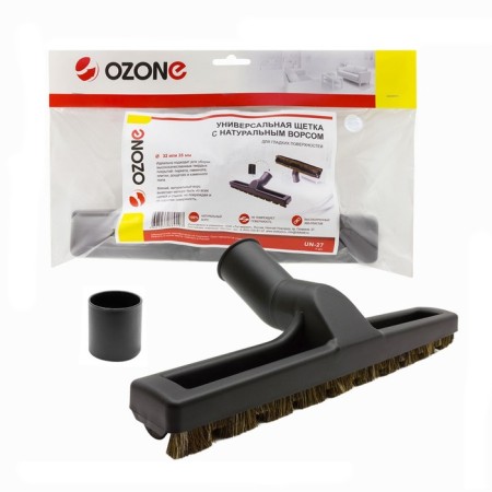 Universal Ozone vacuum cleaner brush with natural pile, for a 32 and 35 mm pipe