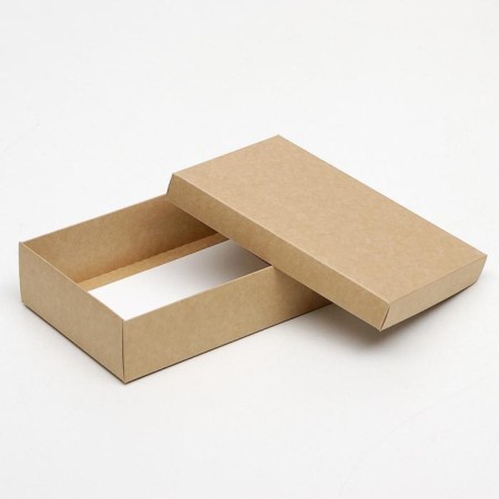 Cardboard box without window, craft, 21 x 15 x 5 cm-3