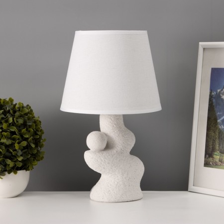 RISALUX LABURAL LAMPLE LAMPLE “RIGHT”, 1 × 40 W, E27, White, Figure base, 20 × 20 × 32 cm-2
