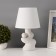 RISALUX LABURAL LAMPLE LAMPLE “RIGHT”, 1 × 40 W, E27, White, Figure base, 20 × 20 × 32 cm