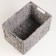 Stelly basket "Kolos", 31x22x19 cm, gray