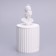 Candle in concrete Aromatic "God Ares", freshness and white tea, 13x7 cm, soy wax, 160 g