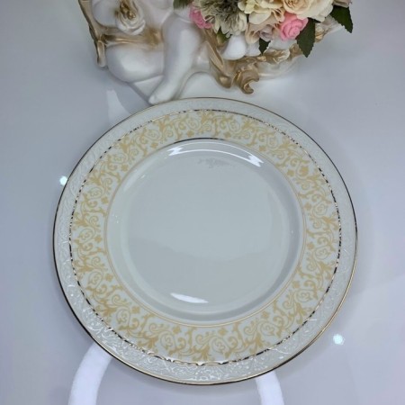 Set of plates Lenardi Damask, D = 25 cm, 6 pcs