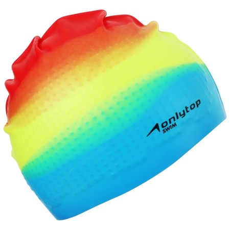 TwinTop swimming cap, silicone, girth 54-60 cm, Mix color-11