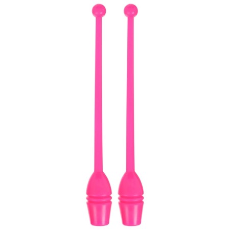 Bulava for rhythmic gymnastics inserted Grace Dance, 35 cm, pink color-2