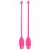 Bulava for rhythmic gymnastics inserted Grace Dance, 35 cm, pink color