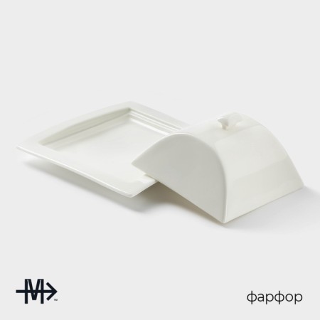 Porcelain Magistro "Blanche", 16 × 8 cm, white color-1