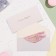 Money envelope "Happy Wedding Day!" gold on white, two rings, embossing, 19 x 9 cm