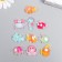 Decor for creativity plastic "Aquarium fish with big eyes" set of 10 pcs 2.5x2 cm