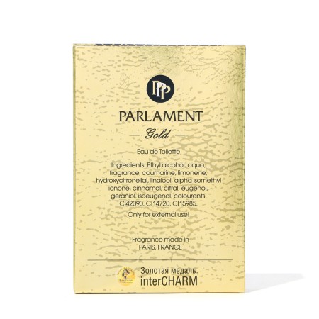 Toilet water for men Parlament Gold, 100 ml-3
