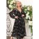 Female dress, size 46, black color