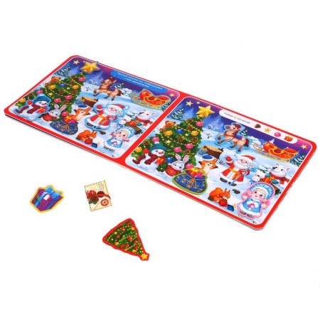 Cardboard book "New Year Velcro", 12 p.-4