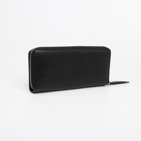 Women's wallet with lightning, black color-1