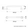 WAVE PC173WH handle, m/o 128 mm, white color