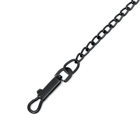 Metal leash, 120 cm x 2 mm, black-3