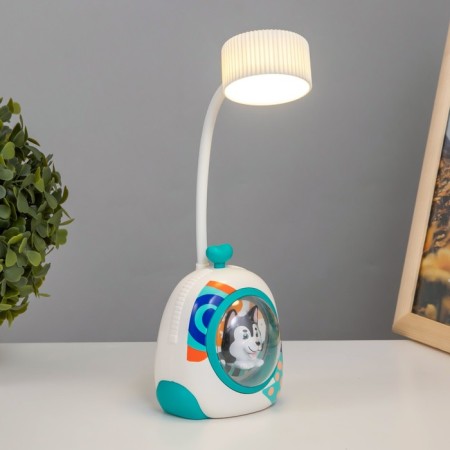 Board lamp "Dog" LED 3W USB white 7x8x28 cm Risalux-1