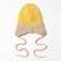 Children's hat minku rr 35-40, mustard/beige color