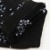 Women's socks "Snowflakes", black color, size 23-25
