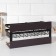 Shelf on magnet, 4 hooks, black color