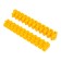 Klement screw block KV-14 6-14, current 20 A, polypropylene yellow rexant (10 pcs.