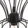 Bayerlux lamp "Freya" E27 40W black 16x16x23-123cm
