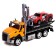 Metal truck "Evaciatorial", with a machine, light and sound, inertia, mix