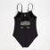 Minaku swimsuit with a grid Black color, size 50