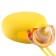 A container for storing and sterilizing children's nipples and dummy, silicone, yellow color