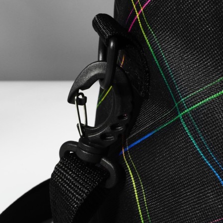 Folloer Bag "Neon", 2 adobs, d = 21 cm, 23 cm, black/multi-colored color-5