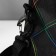 Folloer Bag "Neon", 2 adobs, d = 21 cm, 23 cm, black/multi-colored color