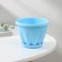 Pot for flowers with the Podon "Noble", 450 ml, d = 11 cm, blue color