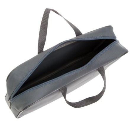 Folder with A4 handles, 360 x 270 x 80 mm, textile, inner pocket, gray 1Sh48-2