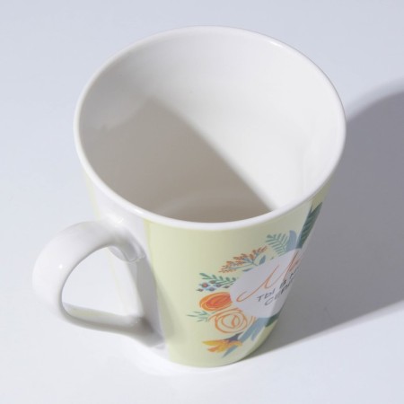 Ceramic ceramic mug “Mom, you are in my heart”, 300 ml, green color-3