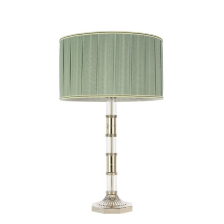 ST LUCE bedside lamp. SL1121.104.01. Oleo. 1x40 W, E14, 38x38x60 cm, Nickel color-1