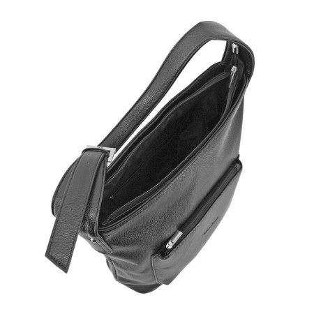 Female bag, artificial leather, black, 30x13x38 cm-1
