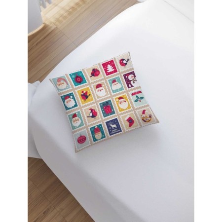 Decorative pillowcase "Festive brands", on a zipper, size 45x45 cm-1