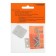 Fastening for a mosquito grid metal, white, 4 pcs.