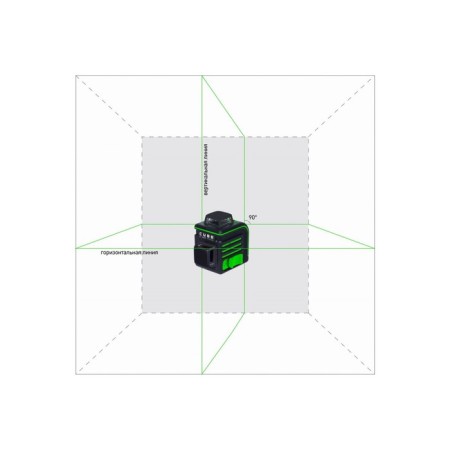 Laser Laser ADA Cube 2-360 Green Professional Edition, up to 20 m, 2 rays, 532 nm, ± 0.3 mm/m 77-1