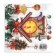 New Year's napkins Paper Fresco "Cup", 2 layers, 33*33 cm, 20 sheets