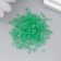 Glass 8/0 "Matte translucent. Green grass" 10 grams