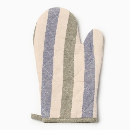 Mittens-output of the deed strip tsin/green 28x17cm, 50% p/e 50% HL-1