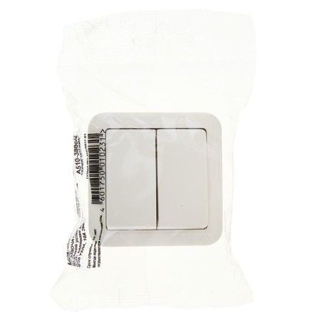 Switch "Kuntsevo" Tim 8033, 10 A, 250 V, 2 keys, ivory color-2
