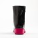 Women's rubber boots, black+pink, size 36