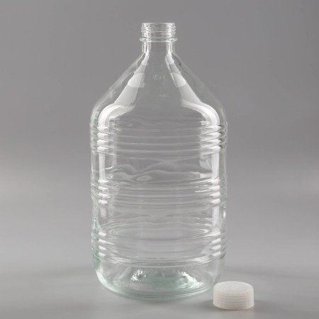 Glass bottle "Called", 15 l, with a lid-1