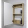 Mirror Bathroom Cabinet Iceberg Dream 50, Dub Sonoma