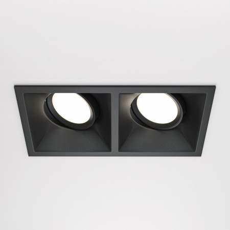 The built-in lamp Technical DL029-2-02B, 2x50W, 17.3x9x4.2 cm, GU10, black color black-2