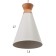 Lamp Bayerlux 34860/1 E27 40W white 14.5x14.5x21.5-121.5 cm